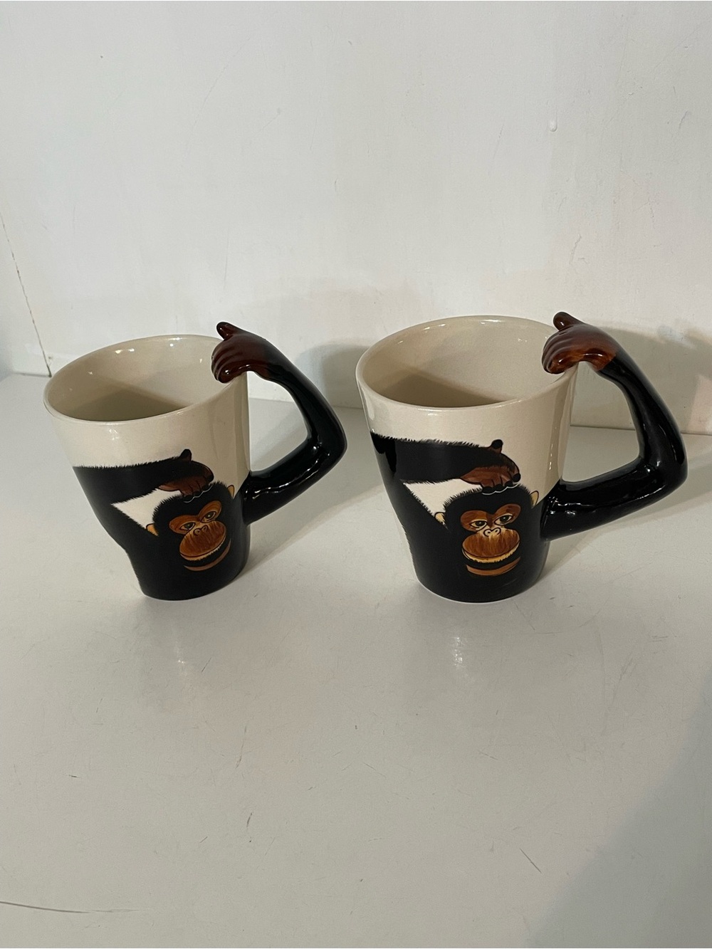 World Market Chimpanzee Mugs